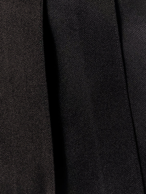 2way Asymmetry Pleats Belted Wrap Skirt
