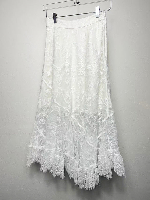 Lace Drape Skirt