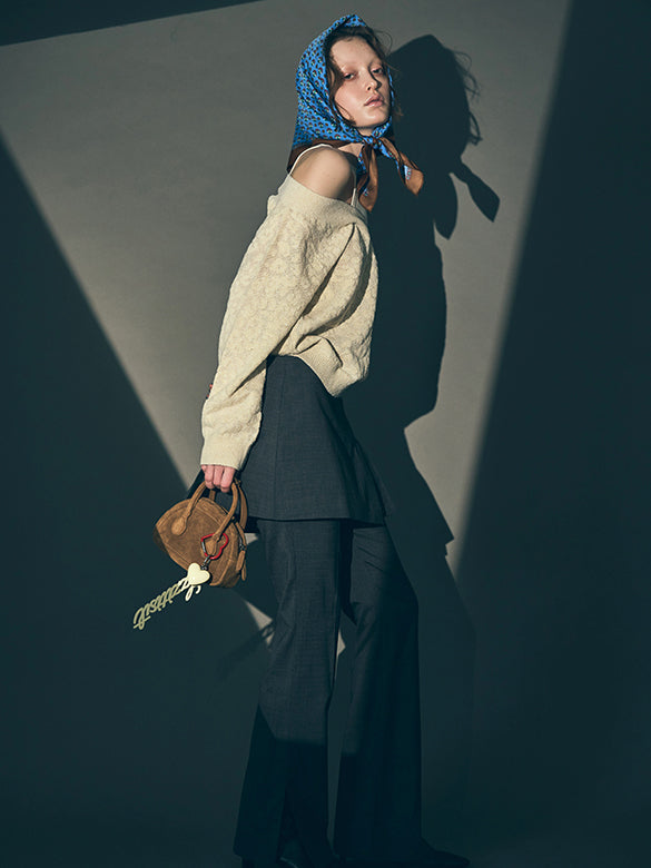 Charm Suede Mini Bag