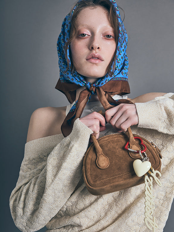 Charm Suede Mini Bag