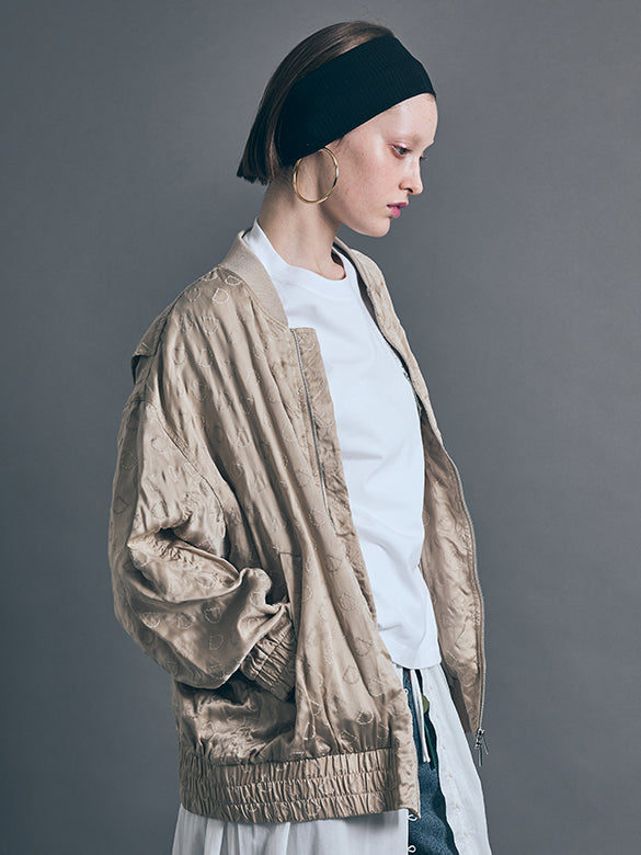 Monogram Embroidery Blouson