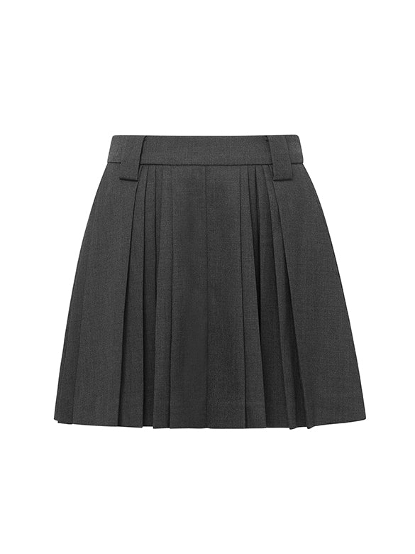 Random Pitch Pleats Pants