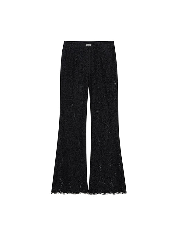 Black Lace Pants