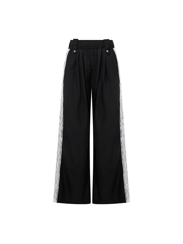 Lace Line Nylon Pants