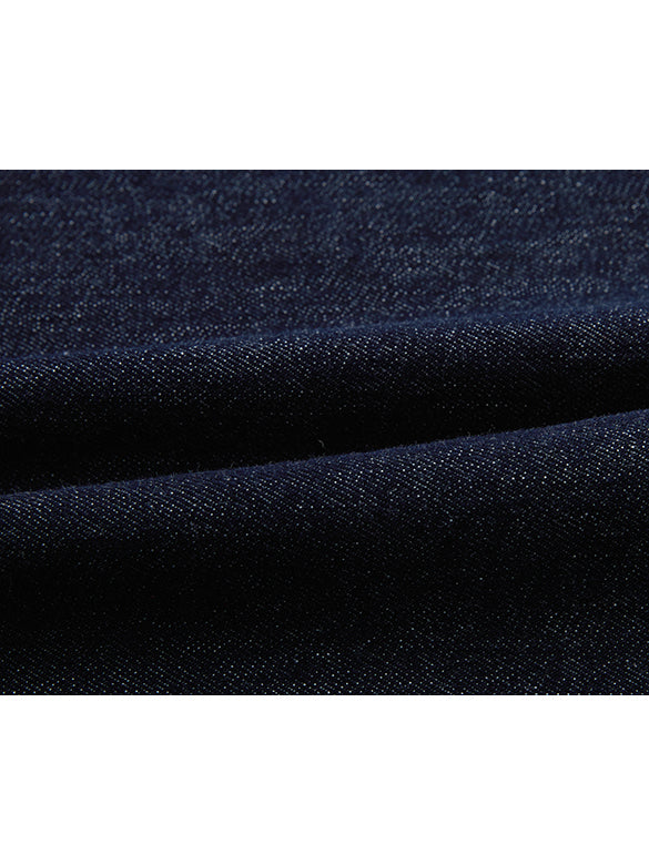 Butterfly Patch Rigid Denim Pants