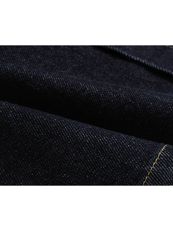 Rigid Denim Short Pants