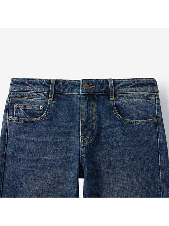 Butterfly Patch Denim Pants