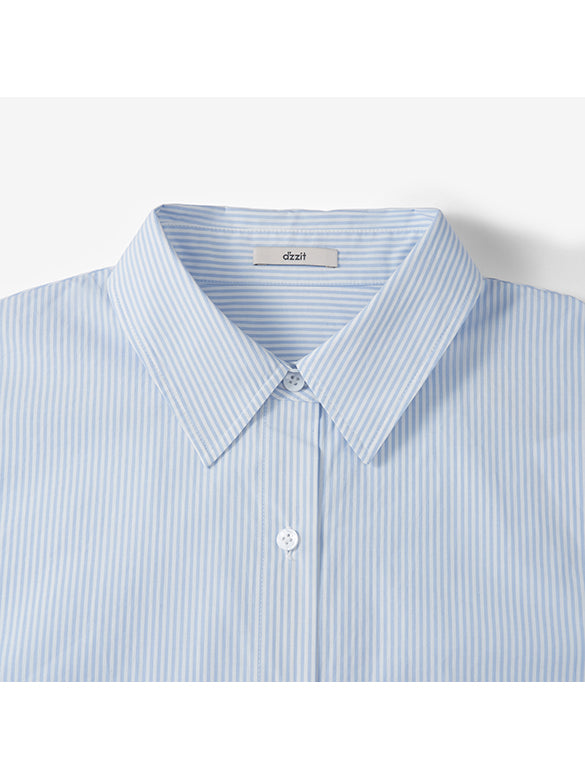 Lace Piping Stripe Shirt