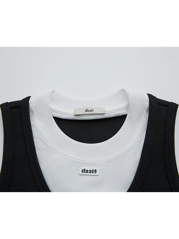 Layered Beads Tank-top