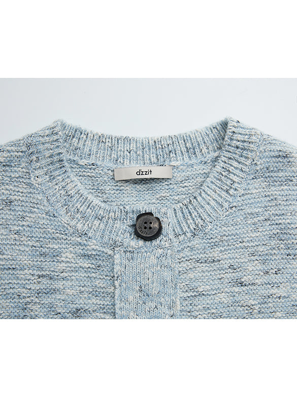 Embroidery Character Design Knit Cardigan