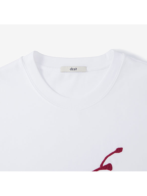 Embroidery Cherry T-shirt