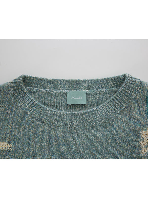 Embroidery Knit Top