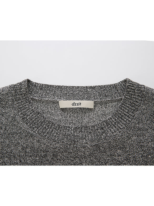 Beads Design Sleeveless Knit Top