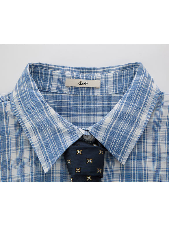Plaid & Stripe Tie-shirt