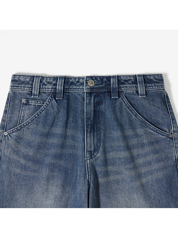 Design Cargo Denim Pants