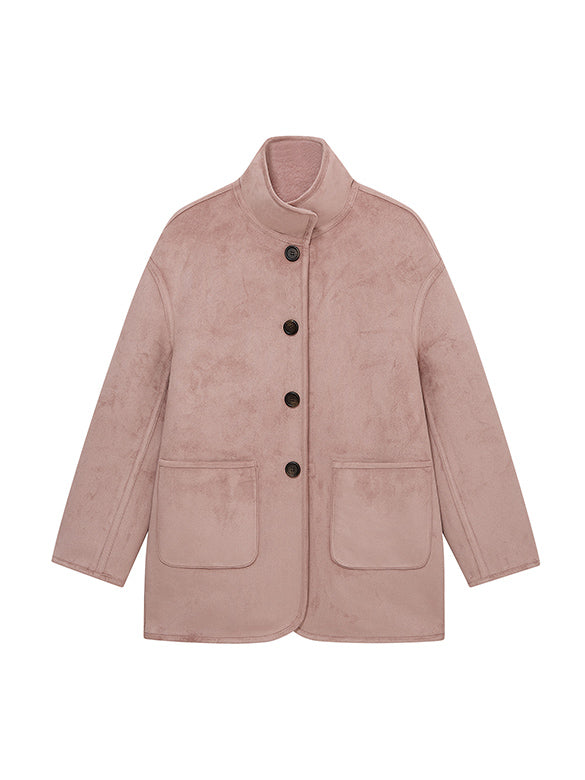 Fake Mouton Reversible Coat
