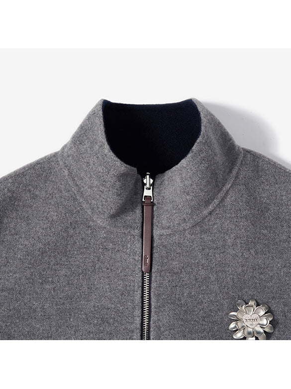 Reversible Freese Zipper Blouson