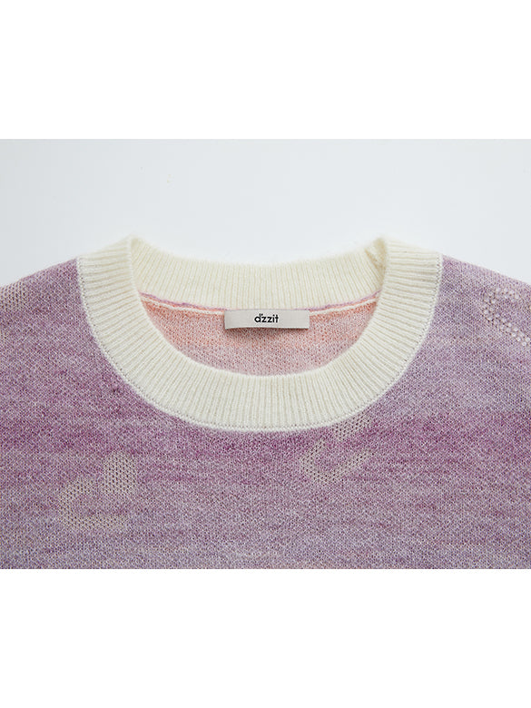 Monogram Stripe Gradation Knit