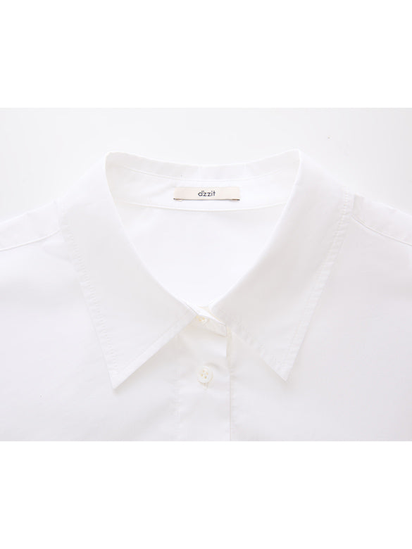 Lace Combination Sleeves Shirt