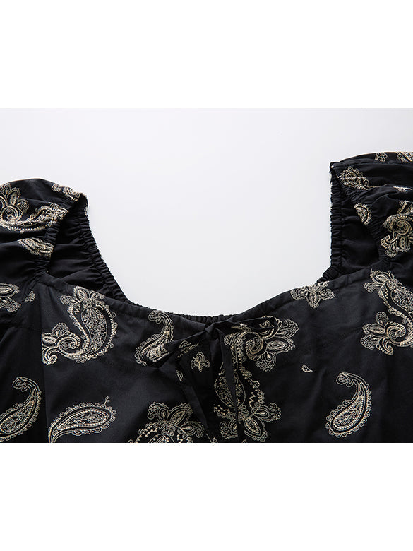 Paisley Pattern Dress