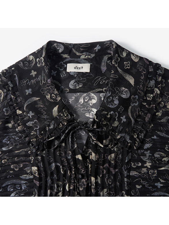 Printed Chiffon Blouse