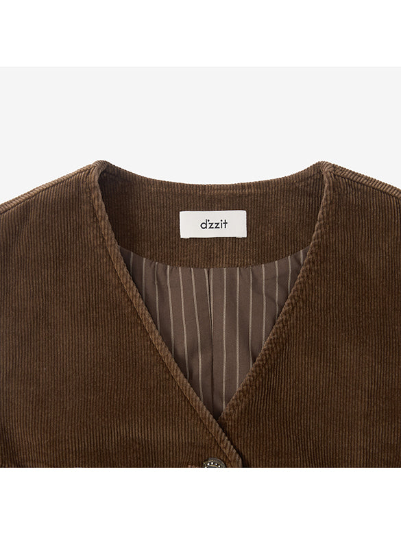 Coorduroy Vest