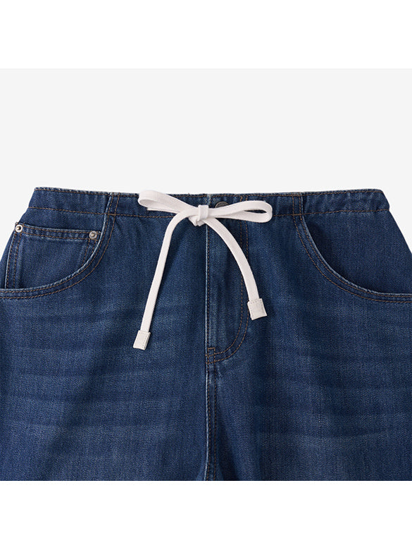 Waist Code Denim Pants
