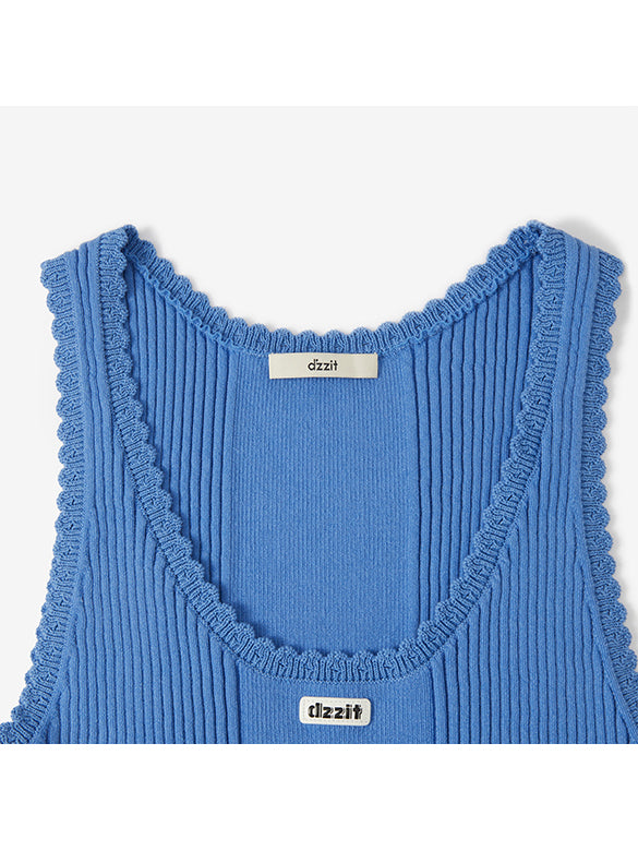 Color Knit Tank Top