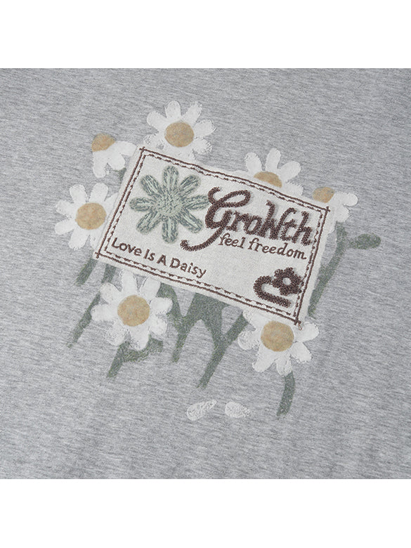 Printed Embroidery Balloon T-shirt