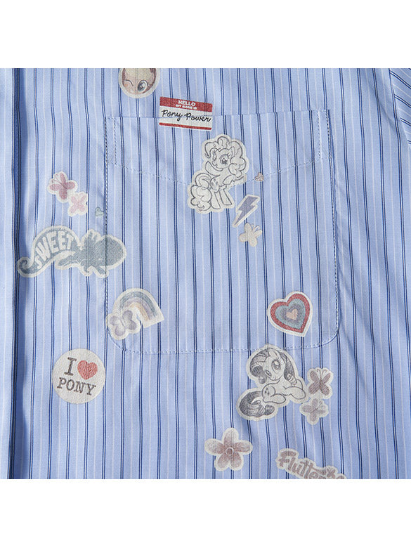 Seal Style Stripe Shirt