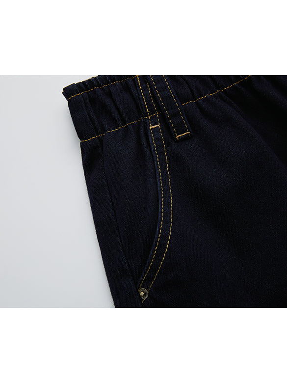Rigid Denim Cargo Pants