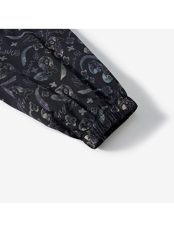 Printed Nylon Blouson