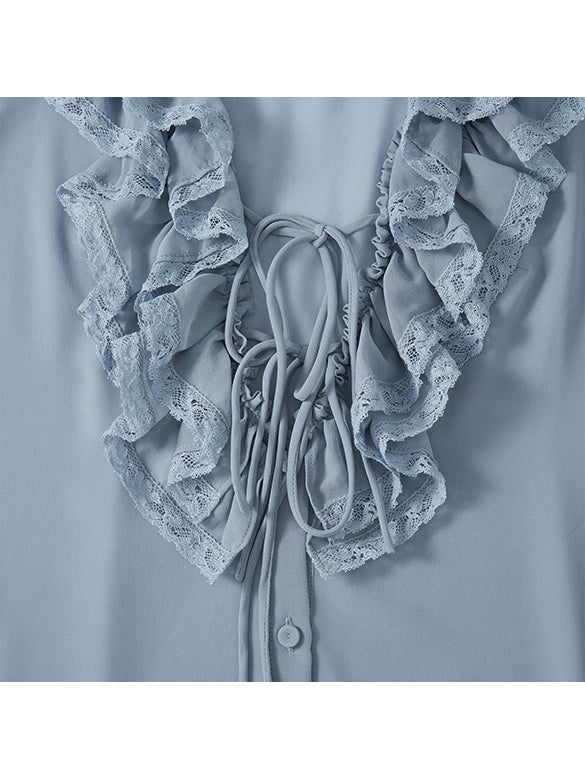 Frill Chiffon Blouse