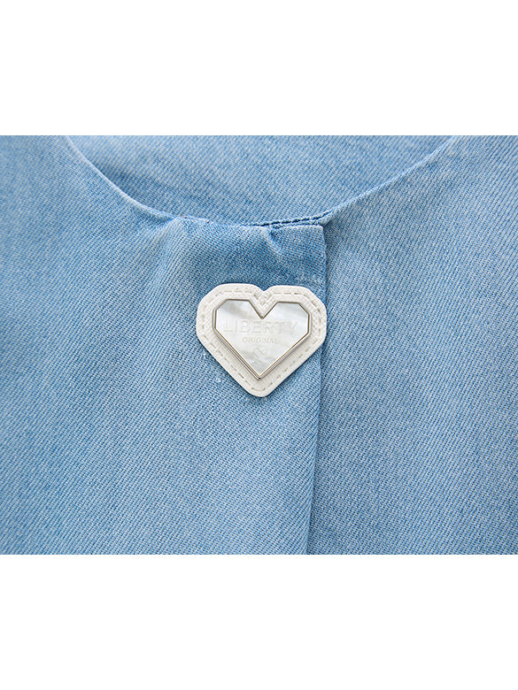 Gradation Color Denim Dress