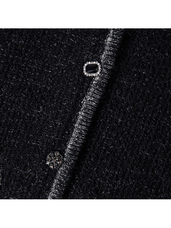 Like Tweed Knit Cardigan