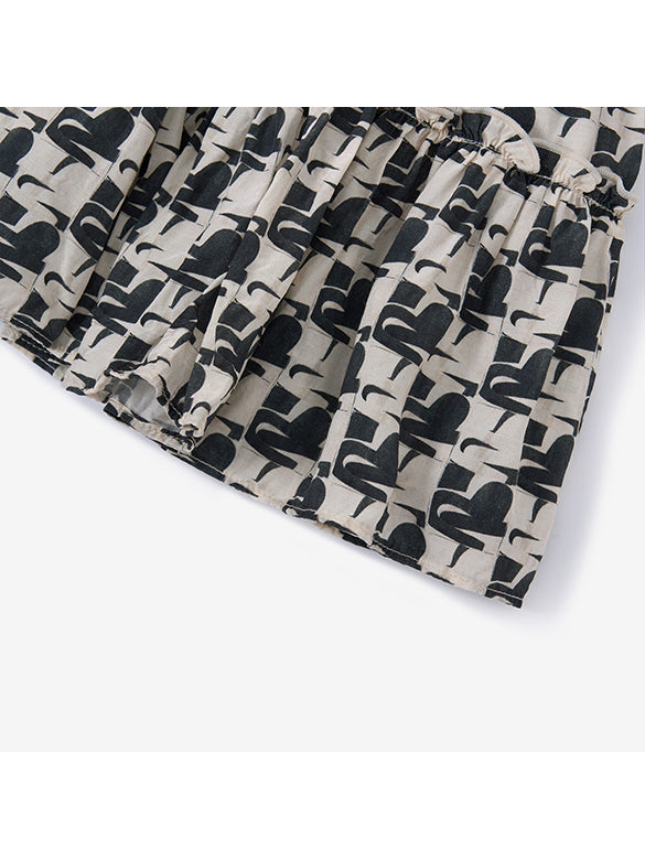 Monogram printed Skirt