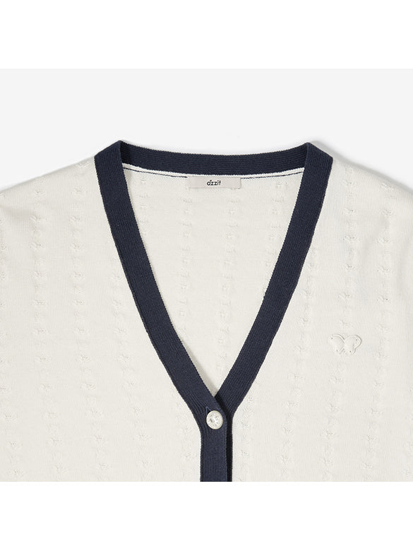 Piping Ensemble Knit Top