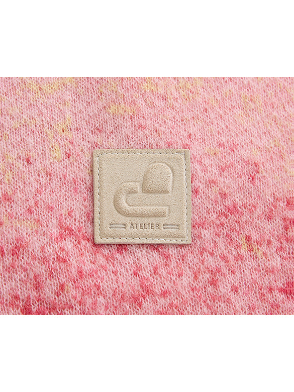 Graduation Color Knit Top