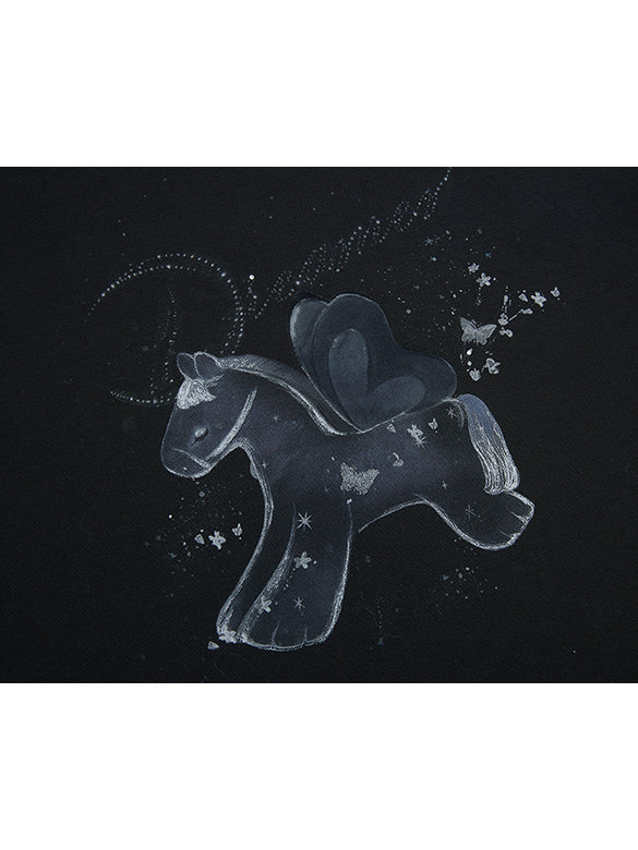 Printed Beads Sweatshirt