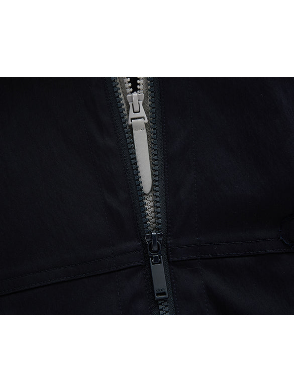 Sweat Hoodie Layered Blouson
