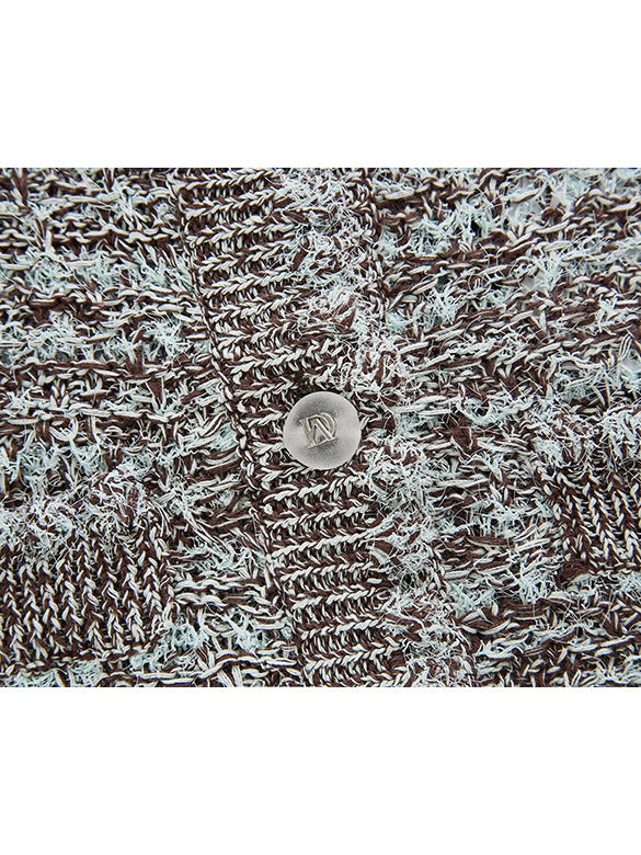Marbled Color Knit Cardigan