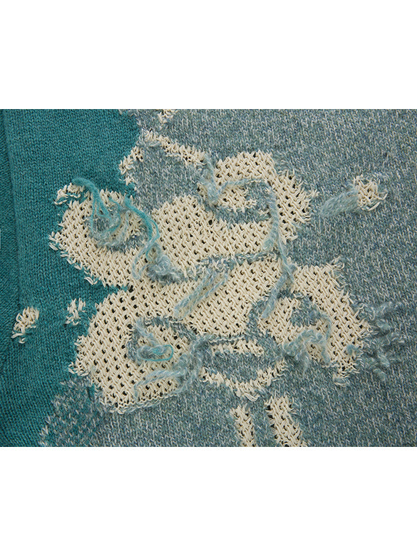 Embroidery Knit Top