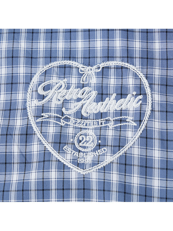 Plaid Shirt Blouson