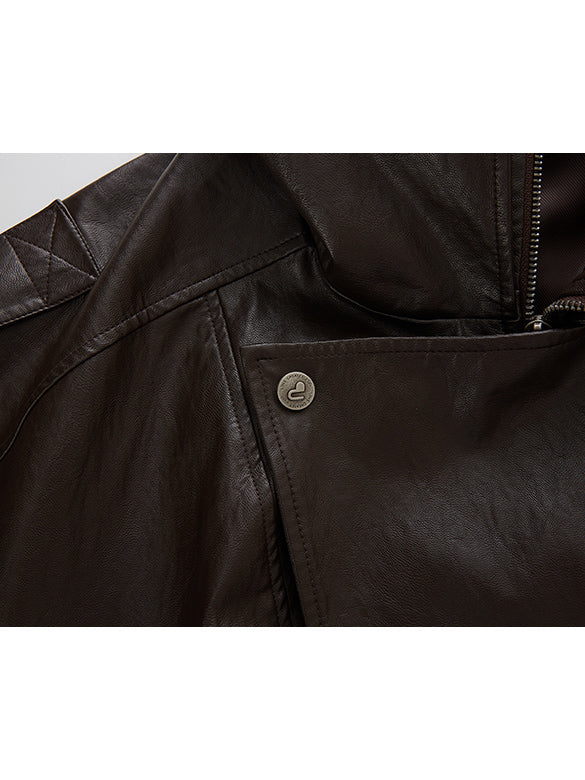 Fake Leather Riders Jacket