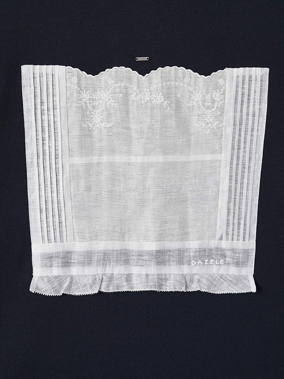 Mixed Material T-shirt