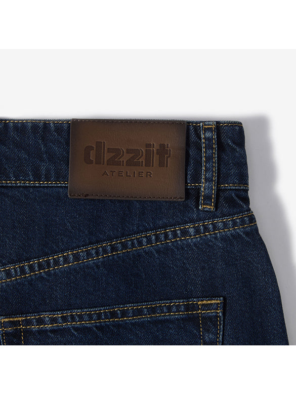 Belted Denin Pants