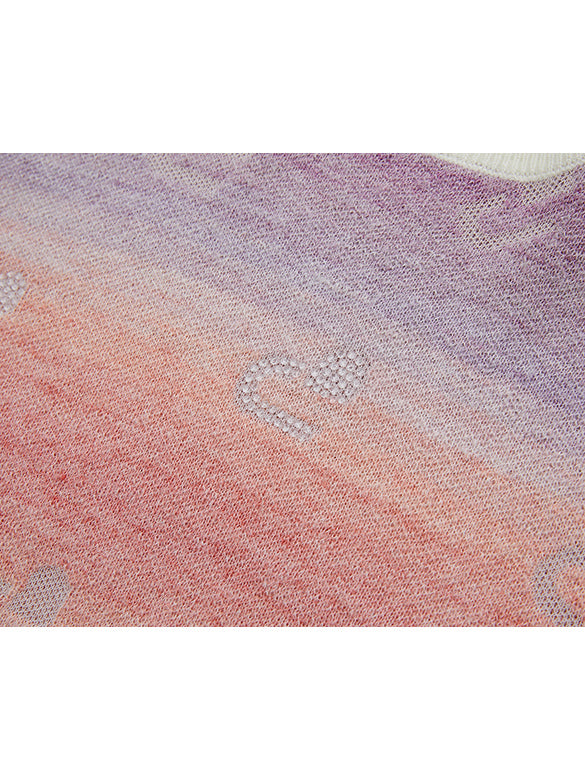 Monogram Stripe Gradation Knit