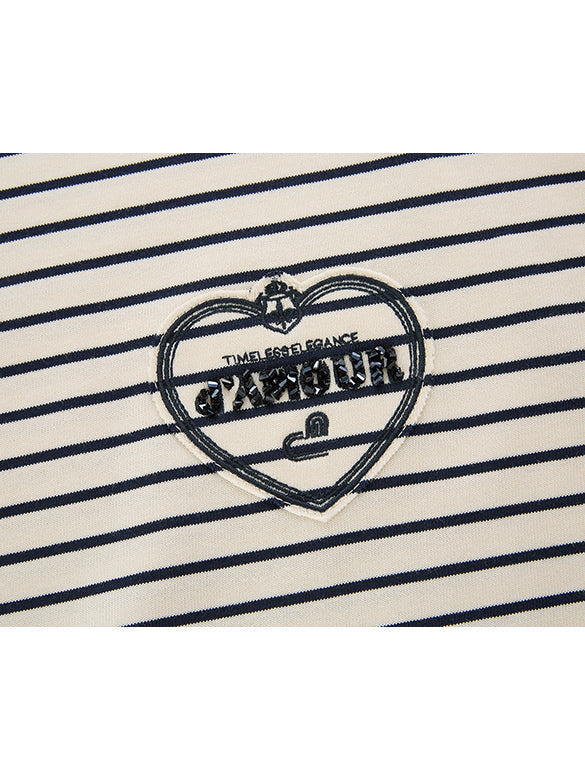 Waist Code Stripe Top