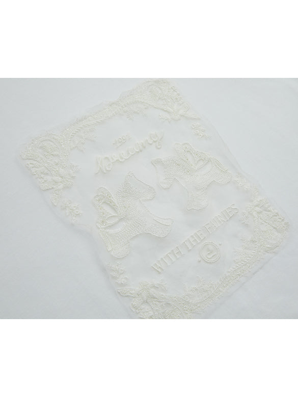 Unicorn Embroidery & Sequins T-shirt