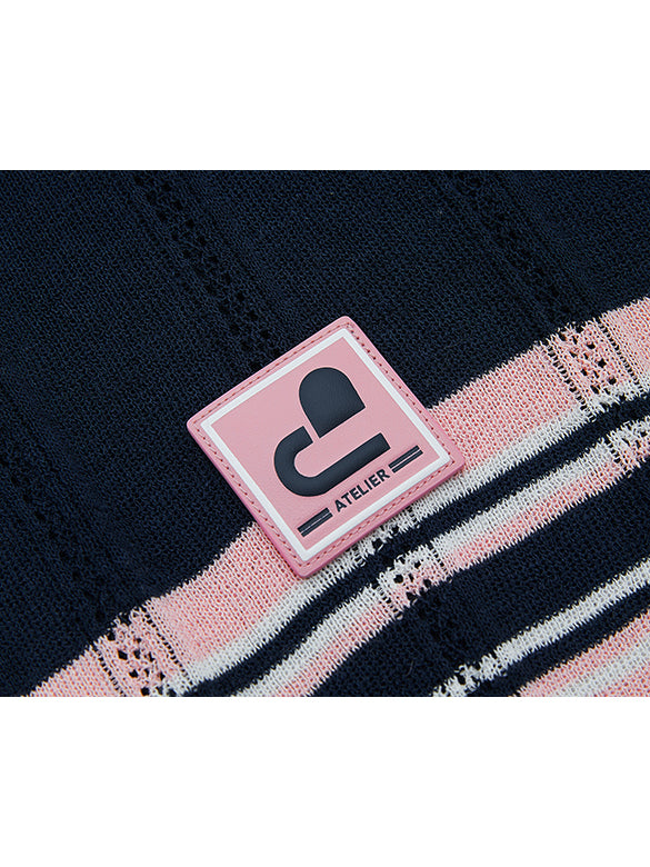 Line Retro Zipper Knit